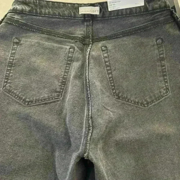 LOFT ANN TAYLOR Straight Crop Denim - Picture 7 of 10